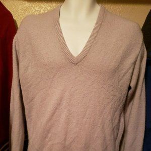 Vintage Lord Jeff 100% Dupont Orlon Men’s Powdery Purple Cardigan Sweater Size L